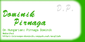 dominik pirnaga business card